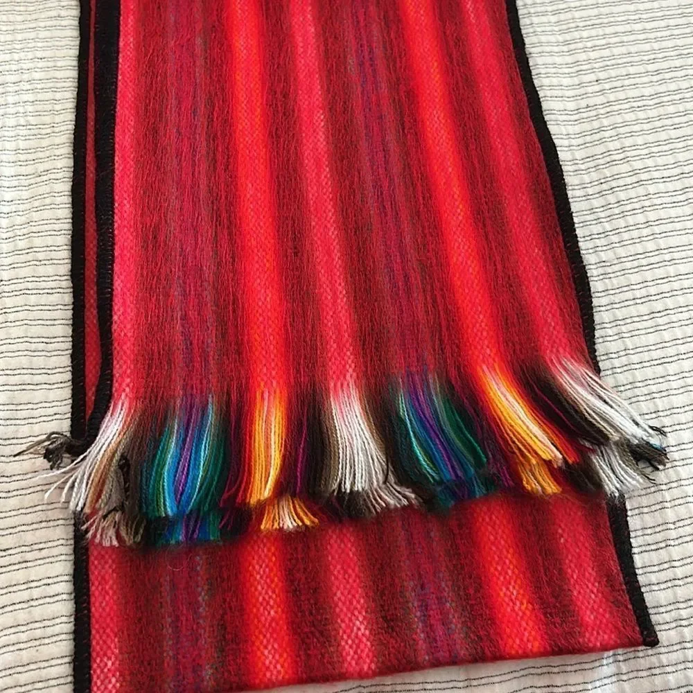 Beautiful alpaca scarf from Ecuador so soft and warm!